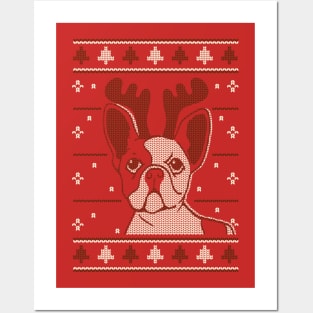 Christmas Pug Posters and Art